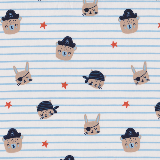 Retalho Poplin Piratas - 50cm