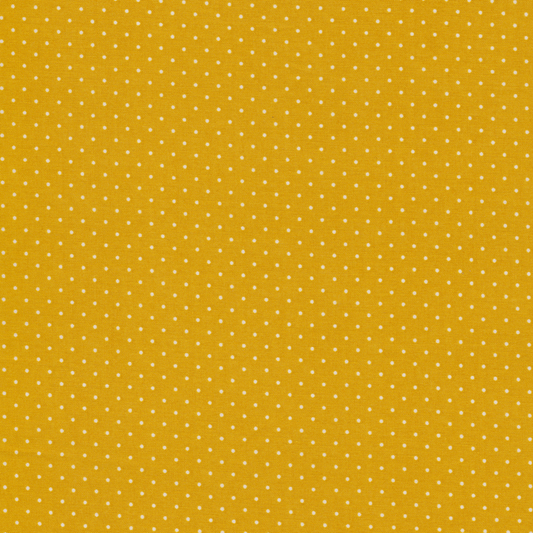 Poplin Petit Dots Amarelo Torrado