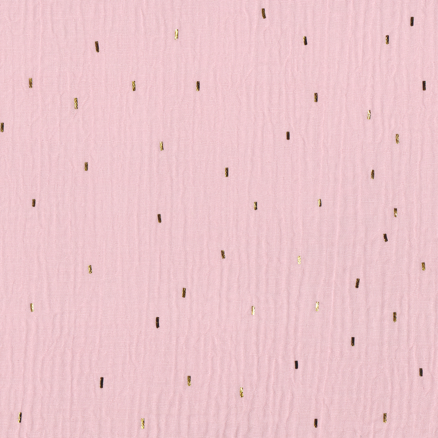 Musselina Tracinhos Dourados Rosa