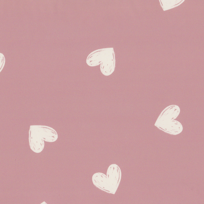 Plastificado Raincoat Rosa aos Corações