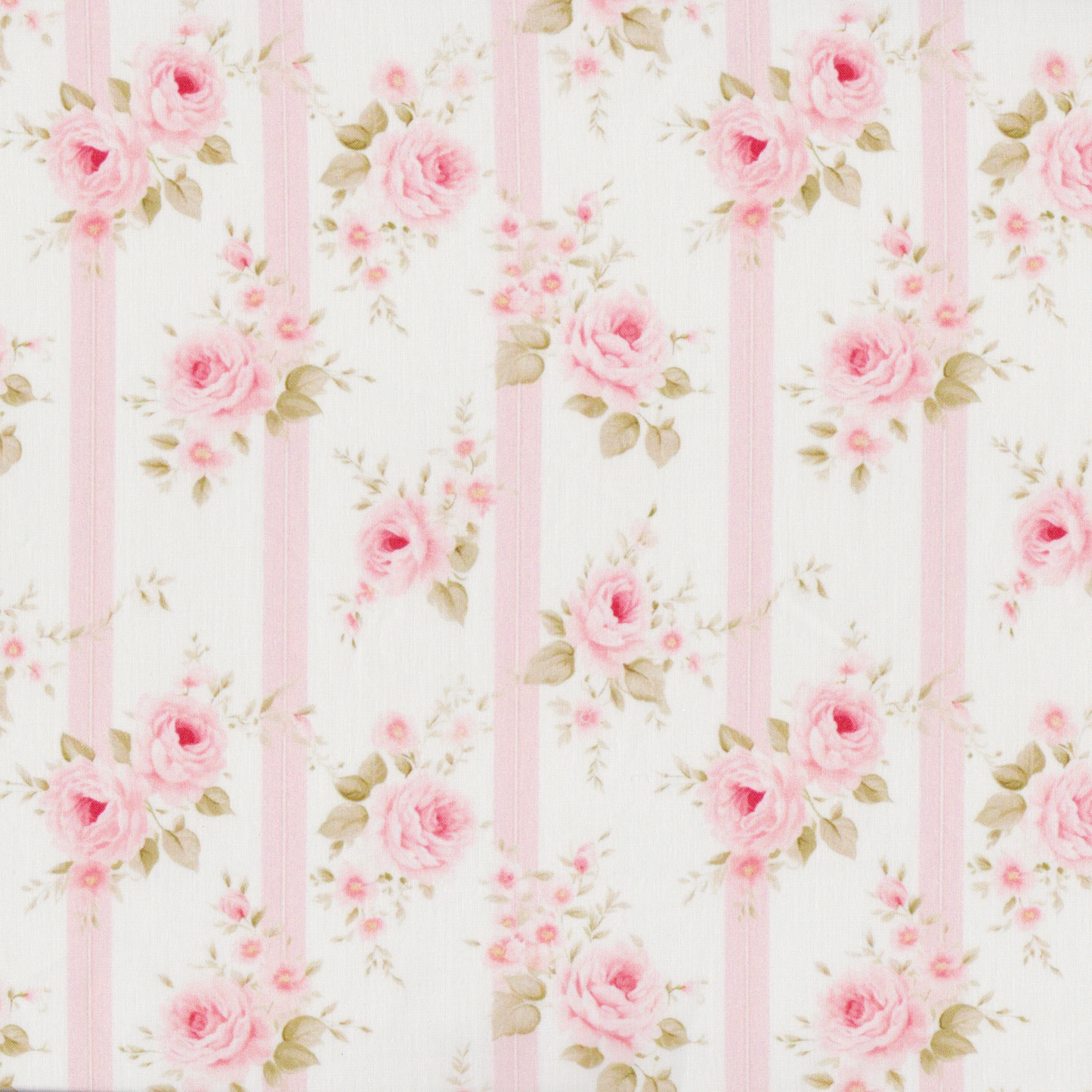 Poplin Rosas e Riscas