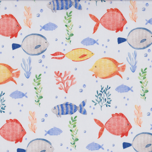 Poplin Peixes e Algas