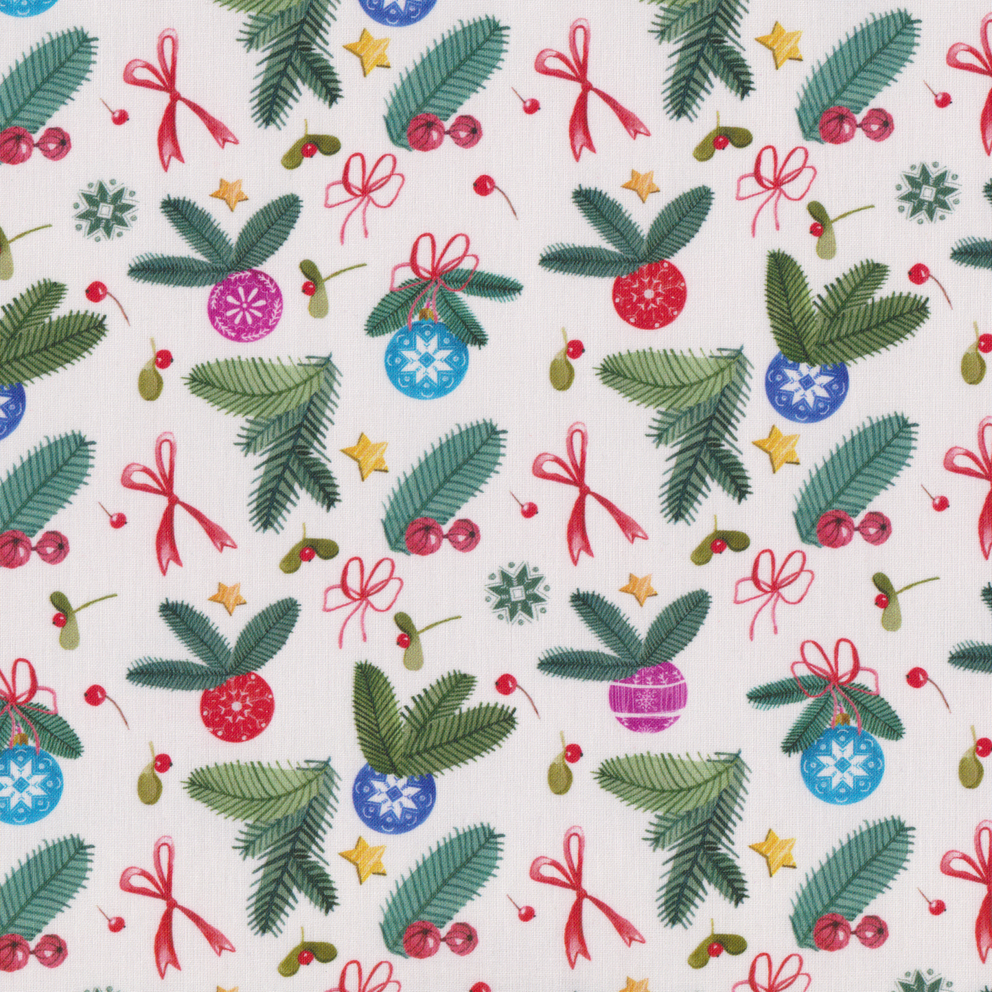 Poplin Azevinho e Bolas