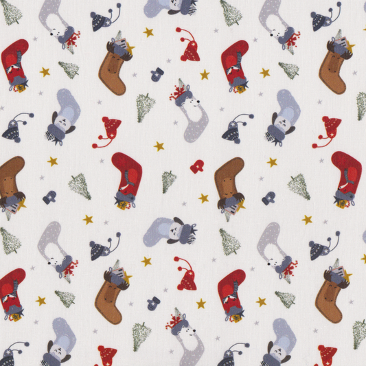 Poplin Botas de Natal