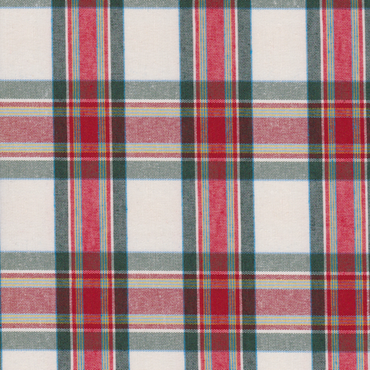 Loneta Xadrez Grande Branco