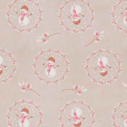 Poplin Bonecos de Neve