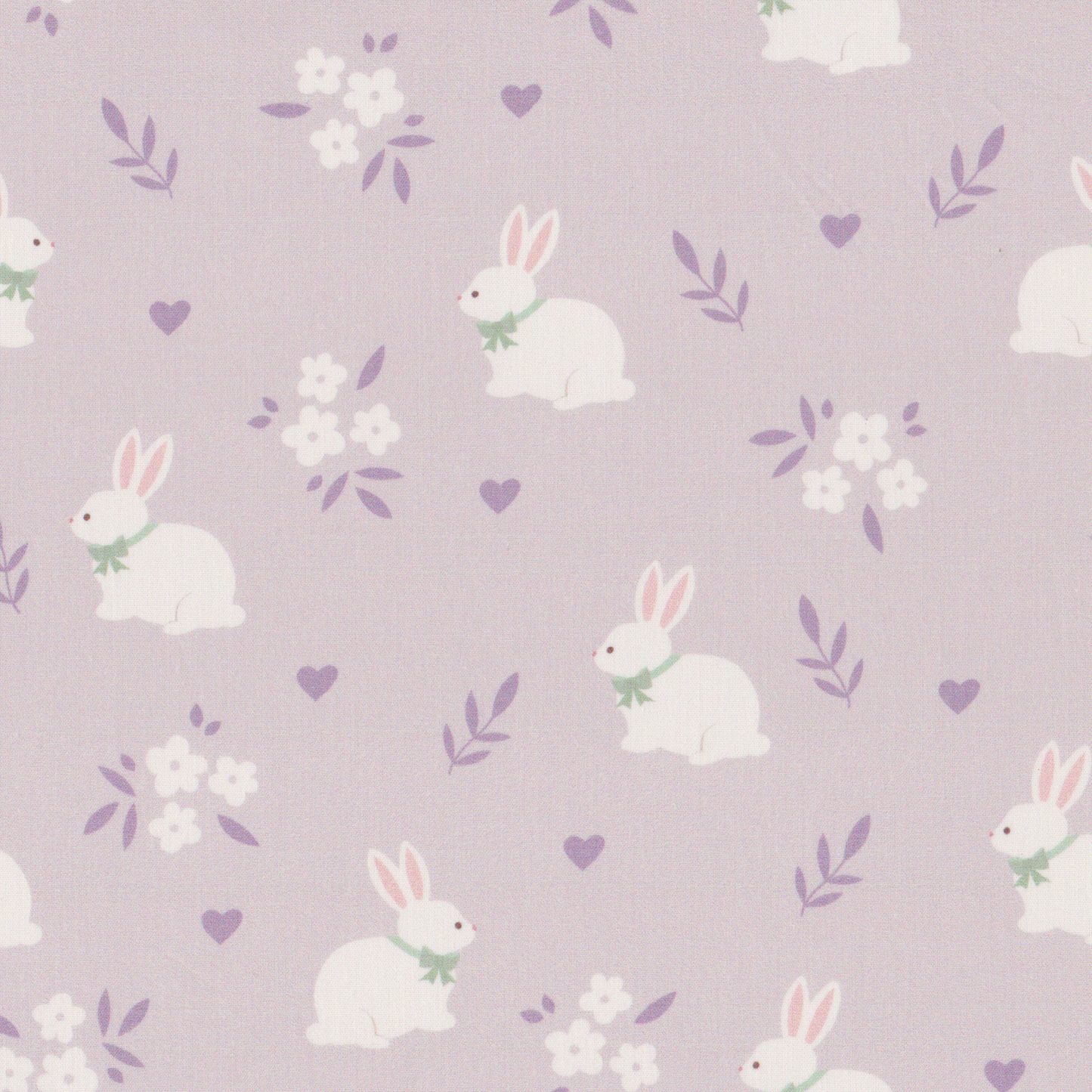 Poplin Lilás Coelhos