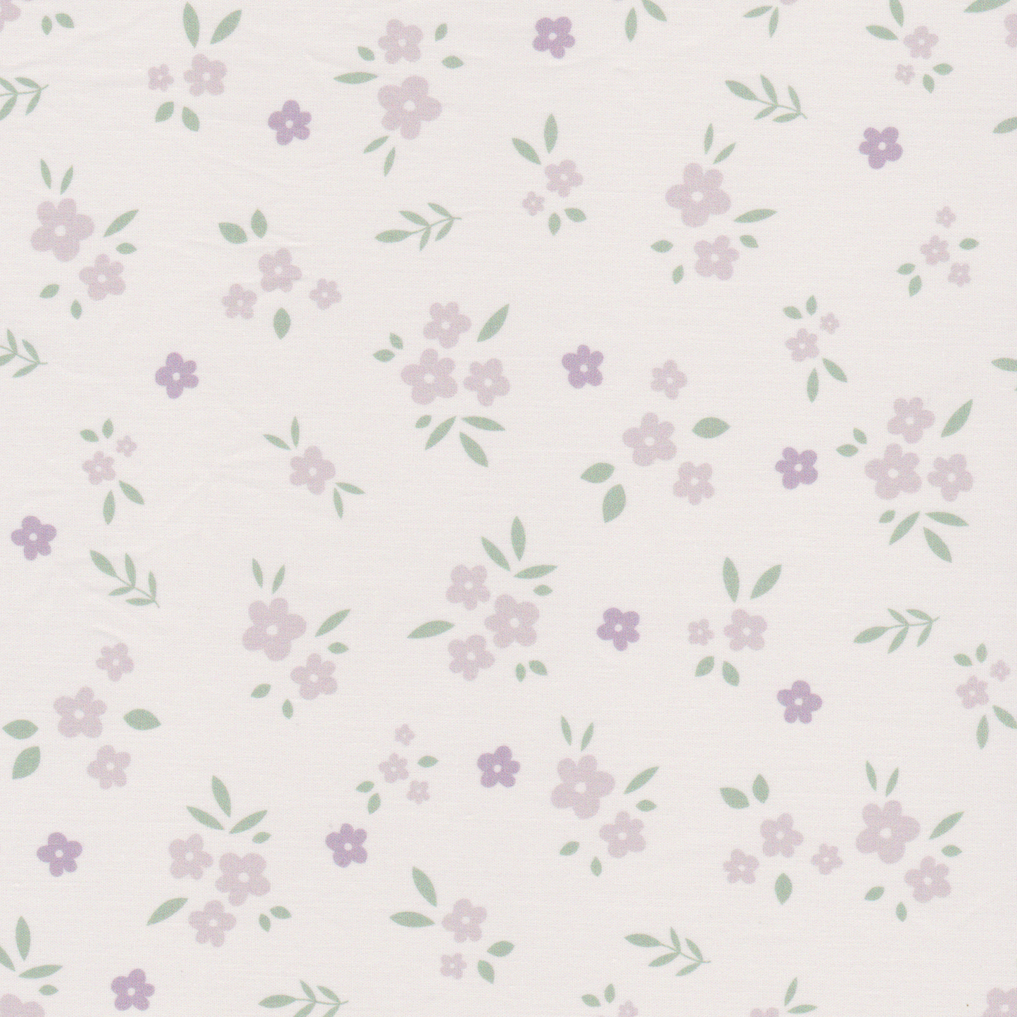 Poplin Flores Lilás