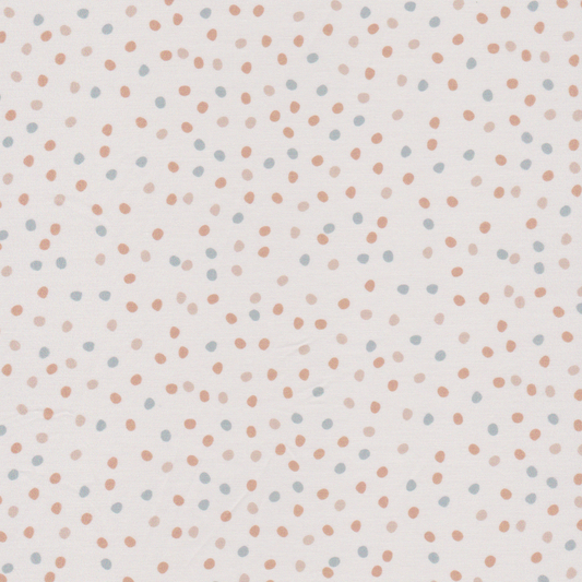 Poplin Pintas Azul e Rosa