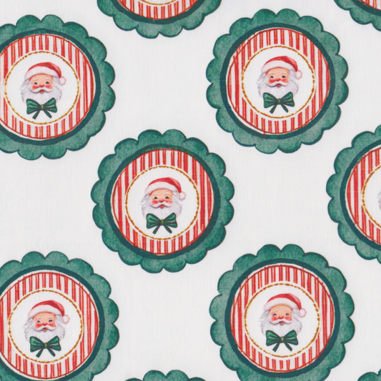 Poplin Moldura Pai Natal