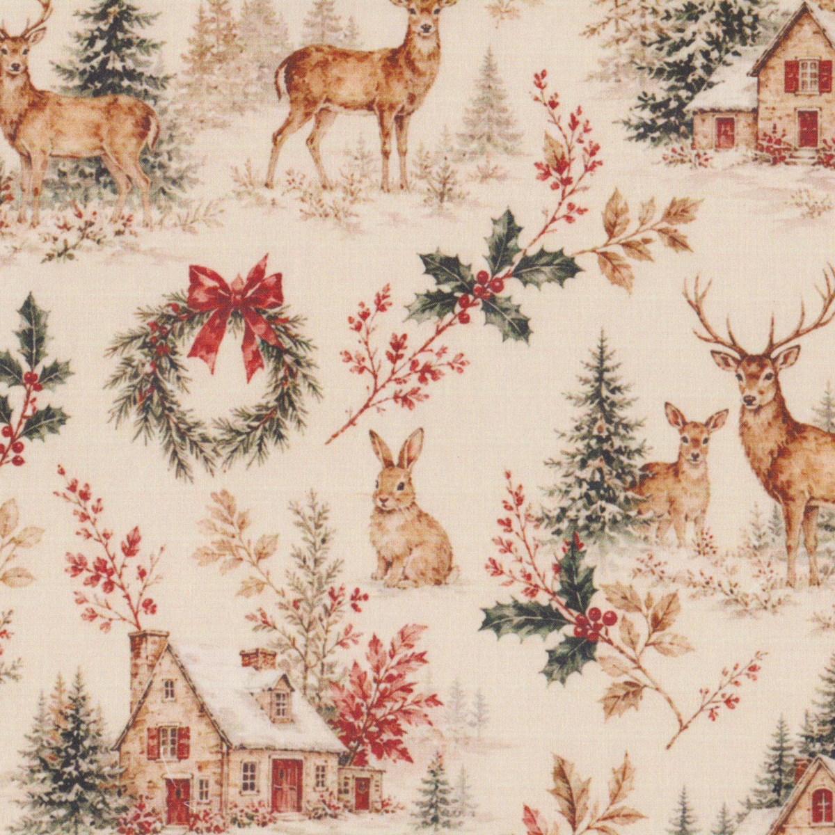 Poplin Cenário de Natal