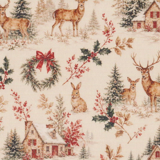 Poplin Cenário de Natal