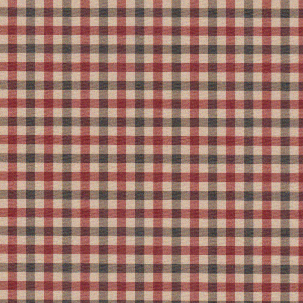 Poplin Xadrez Bordeaux e Verde Escuro