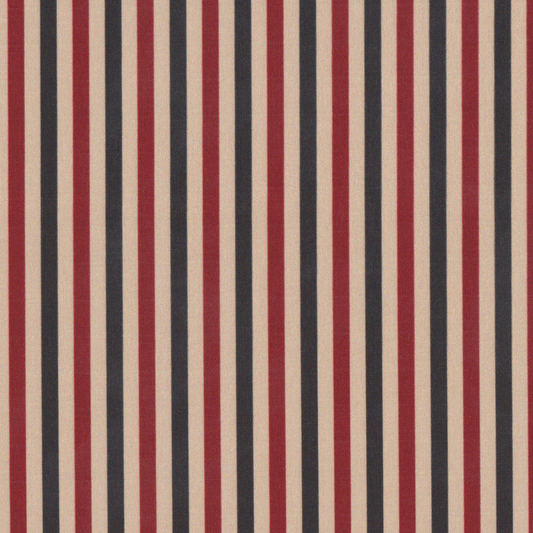 Poplin Riscas Preto e Bordeaux