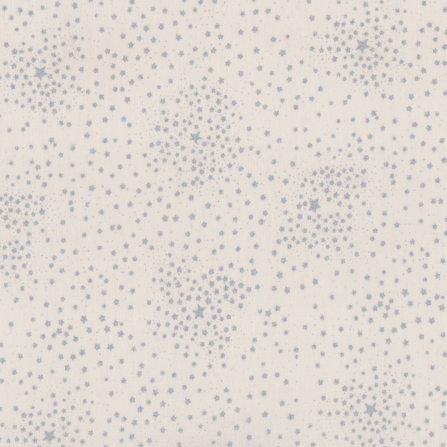 Poplin Perola Pintinhas Assimétricas Prateadas