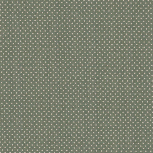 Poplin Verde Pintas Cru