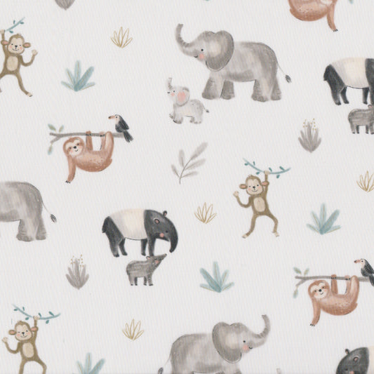 Poplin Safari Animals