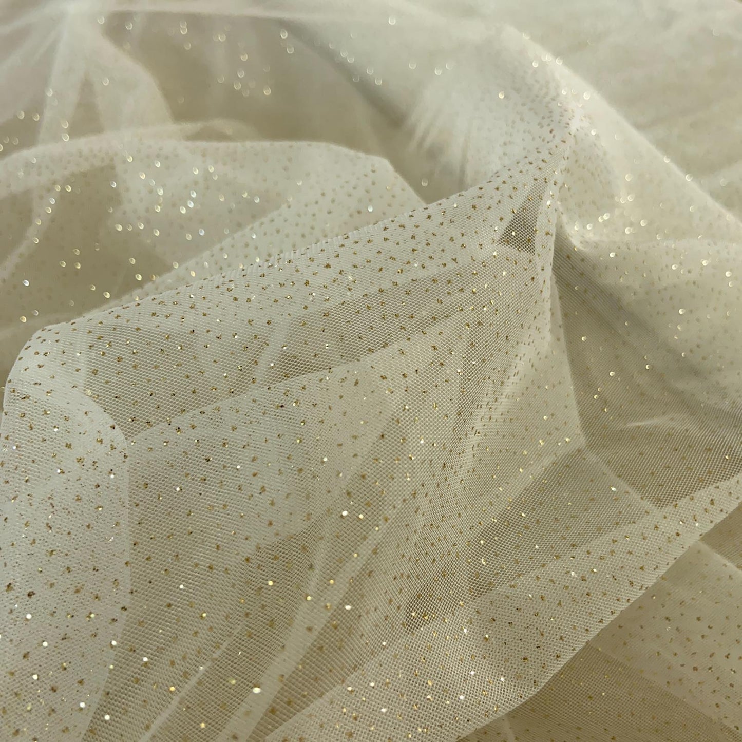 Tule com Glitter Pérola