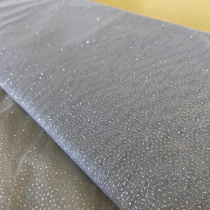 Tule com Glitter Cinza