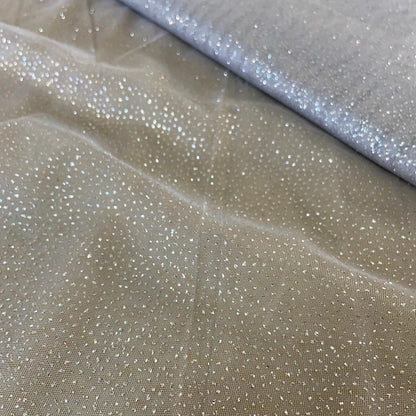 Tule com Glitter Cinza