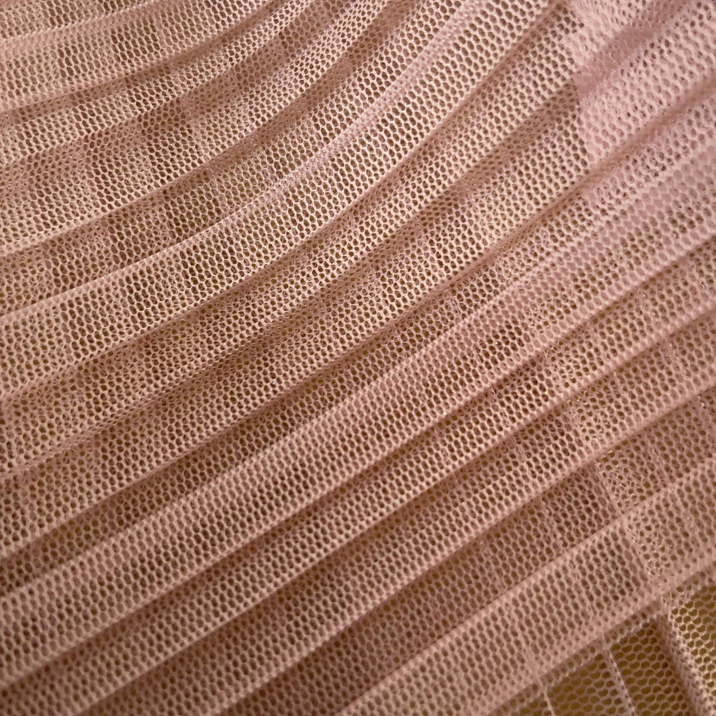 Tule Plissado Rosa