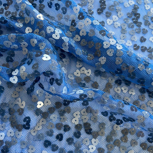 Lantejoulas Azul Corações