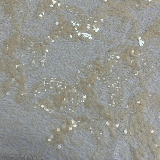 Renda Perola com Lantejoulas