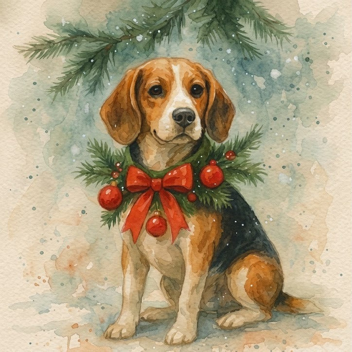 Painel Almofada Veludo Beagle