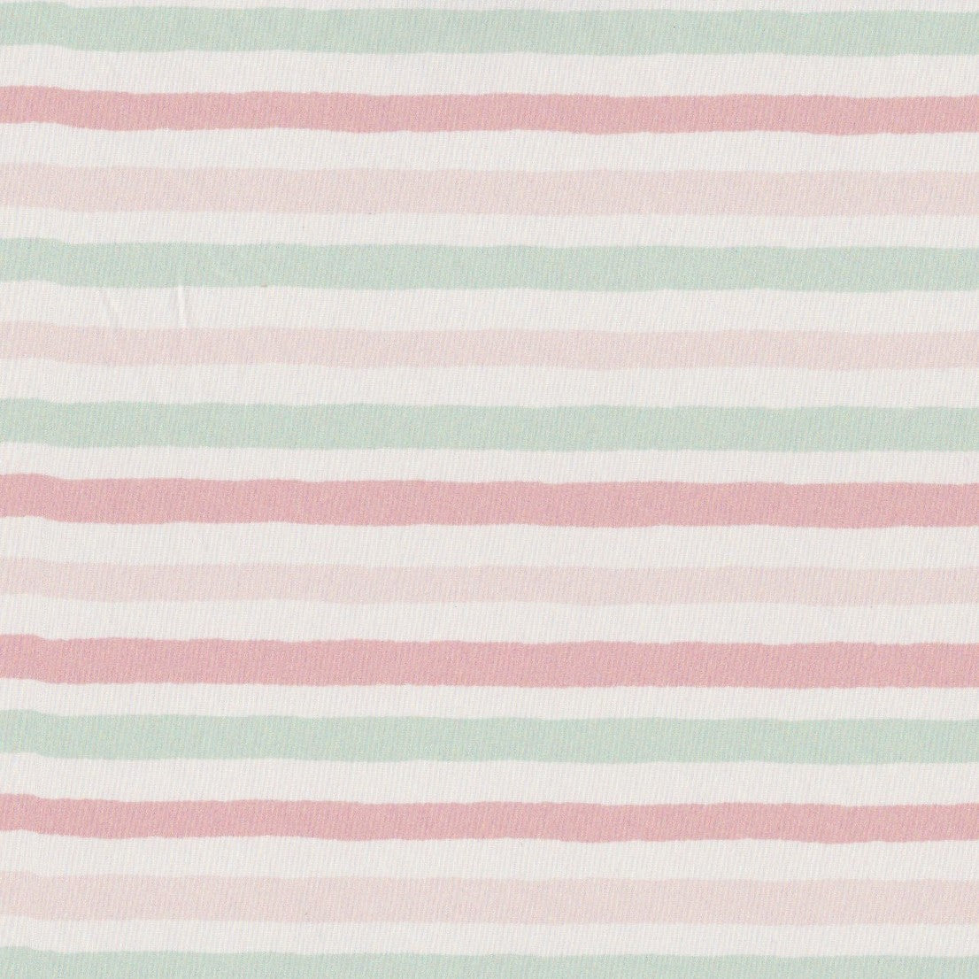 Poplin Riscas Rosa e Menta