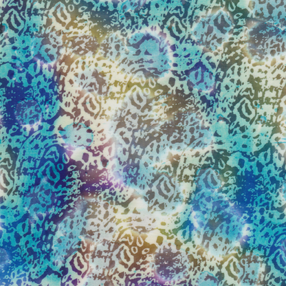 Poplin Batik Turquesa