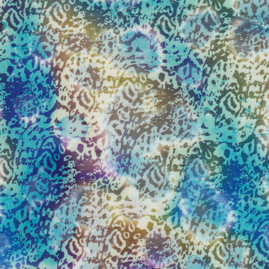 Poplin Batik Turquesa