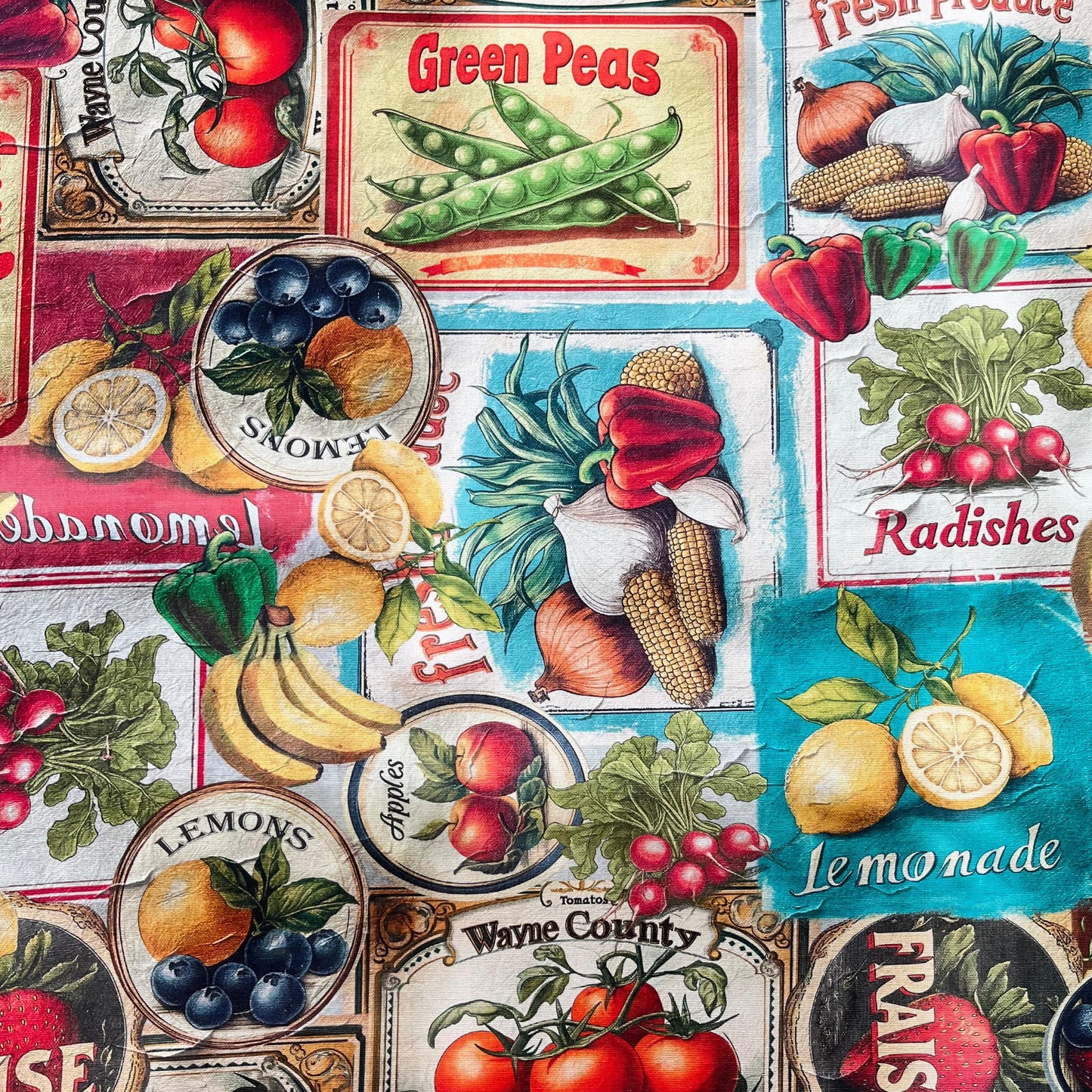 Canvas Vegetais Vintage