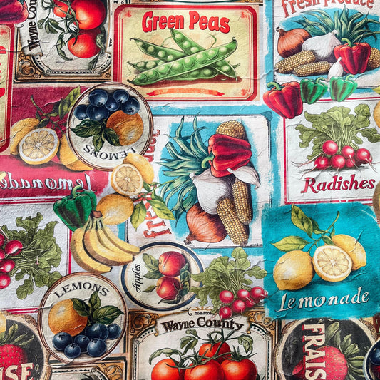 Canvas Vegetais Vintage