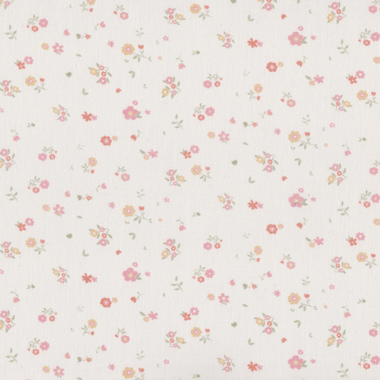 Poplin Flores Rosa