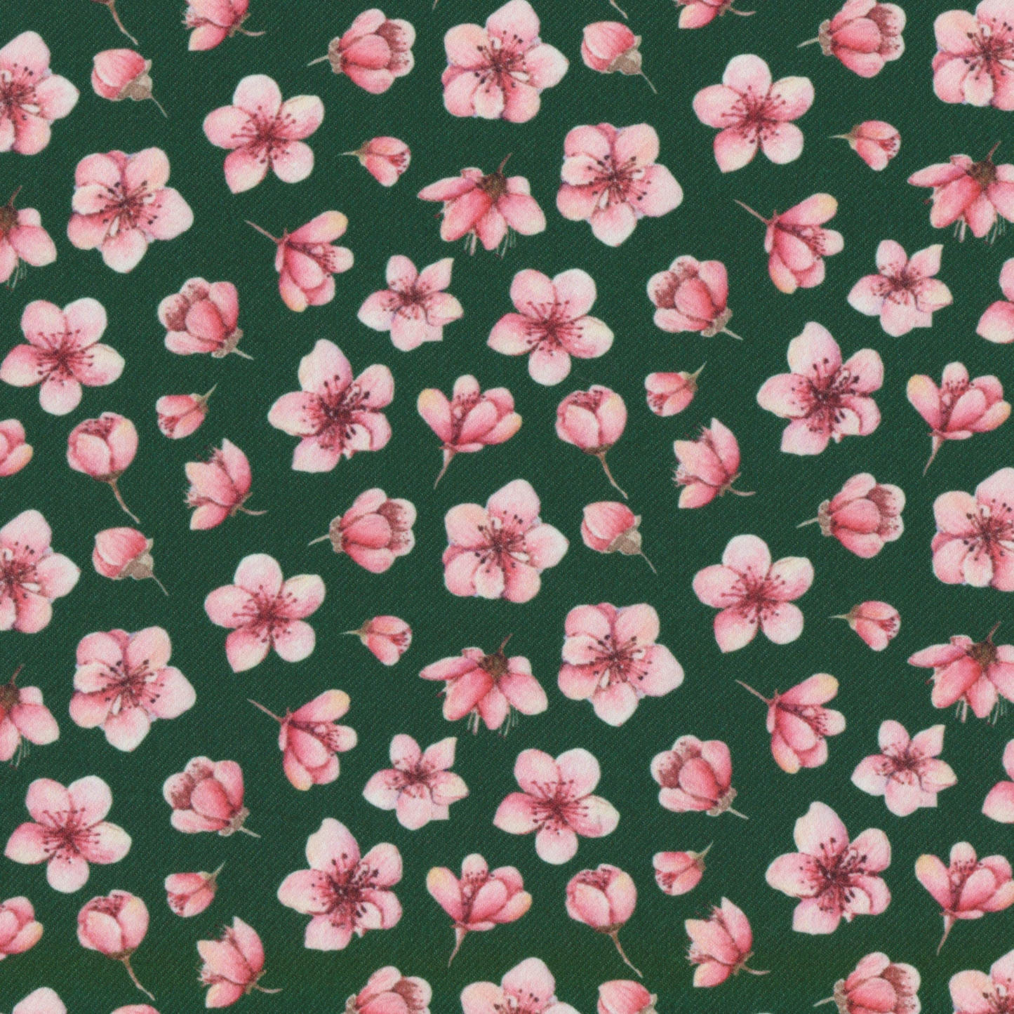 Vaiela Verde com Flores Rosa