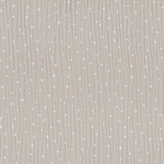 Musselina Pintas Bege Claro