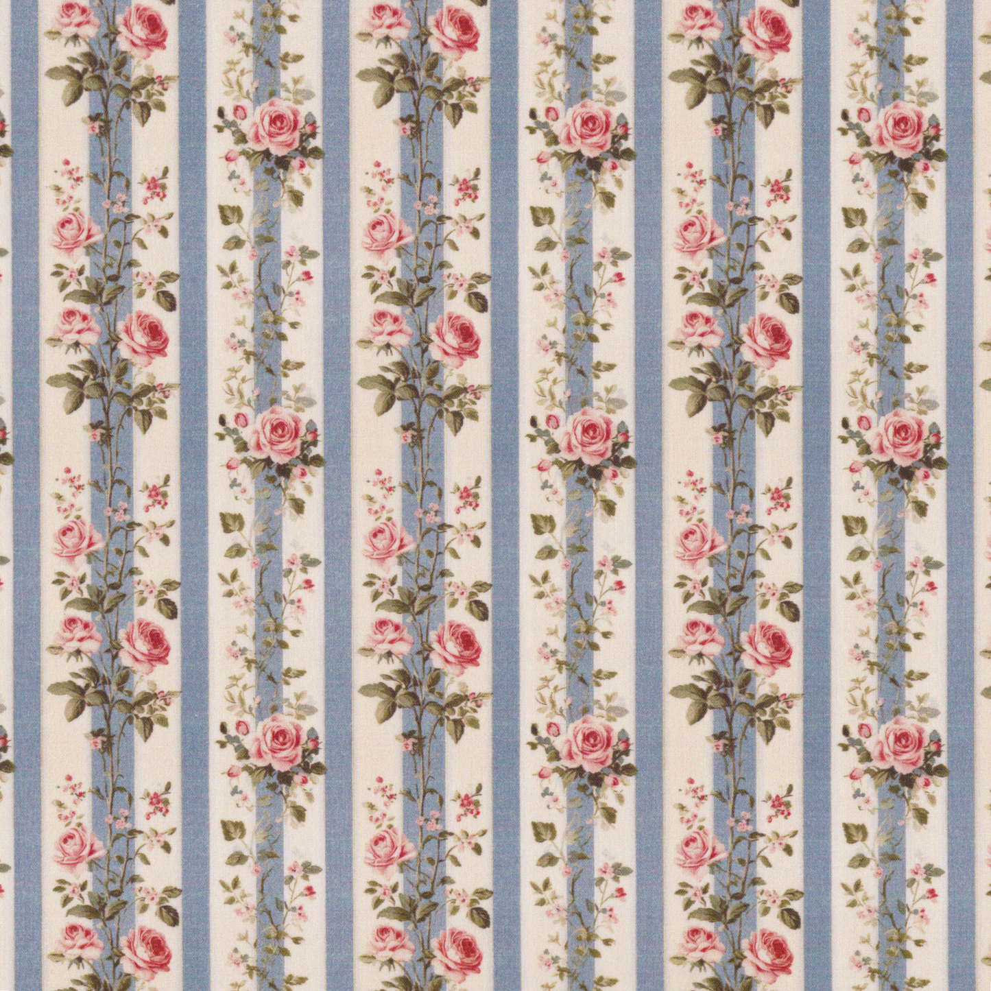 Poplin Riscas e Rosas