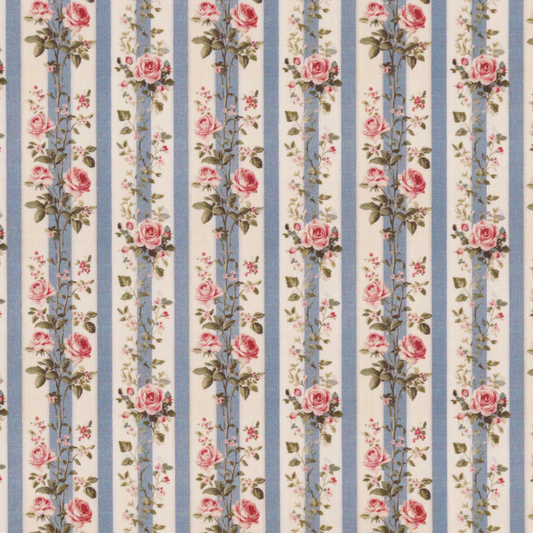 Poplin Riscas e Rosas