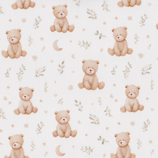 Poplin Ursos e Folhas