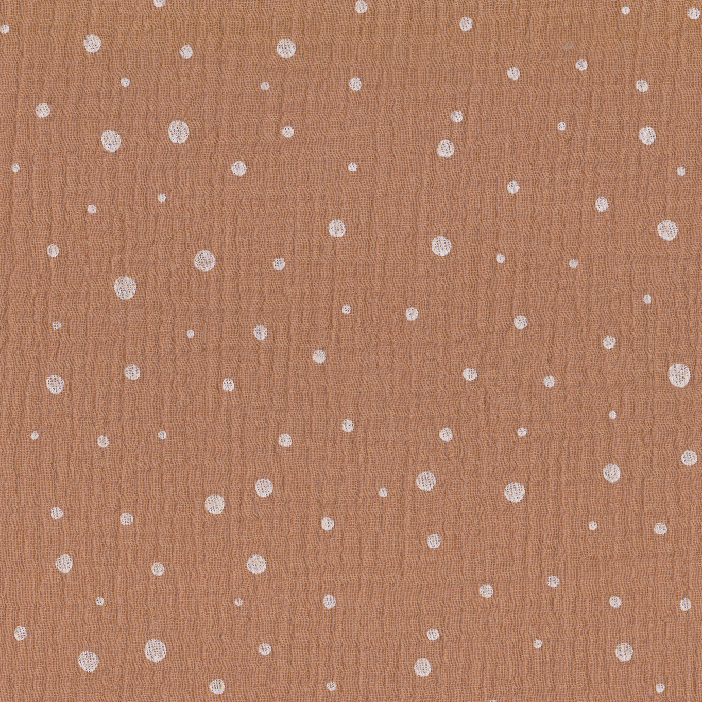 Musselina Terracota Bolinhas